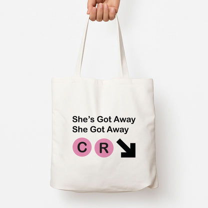She Got Away Tote Bag