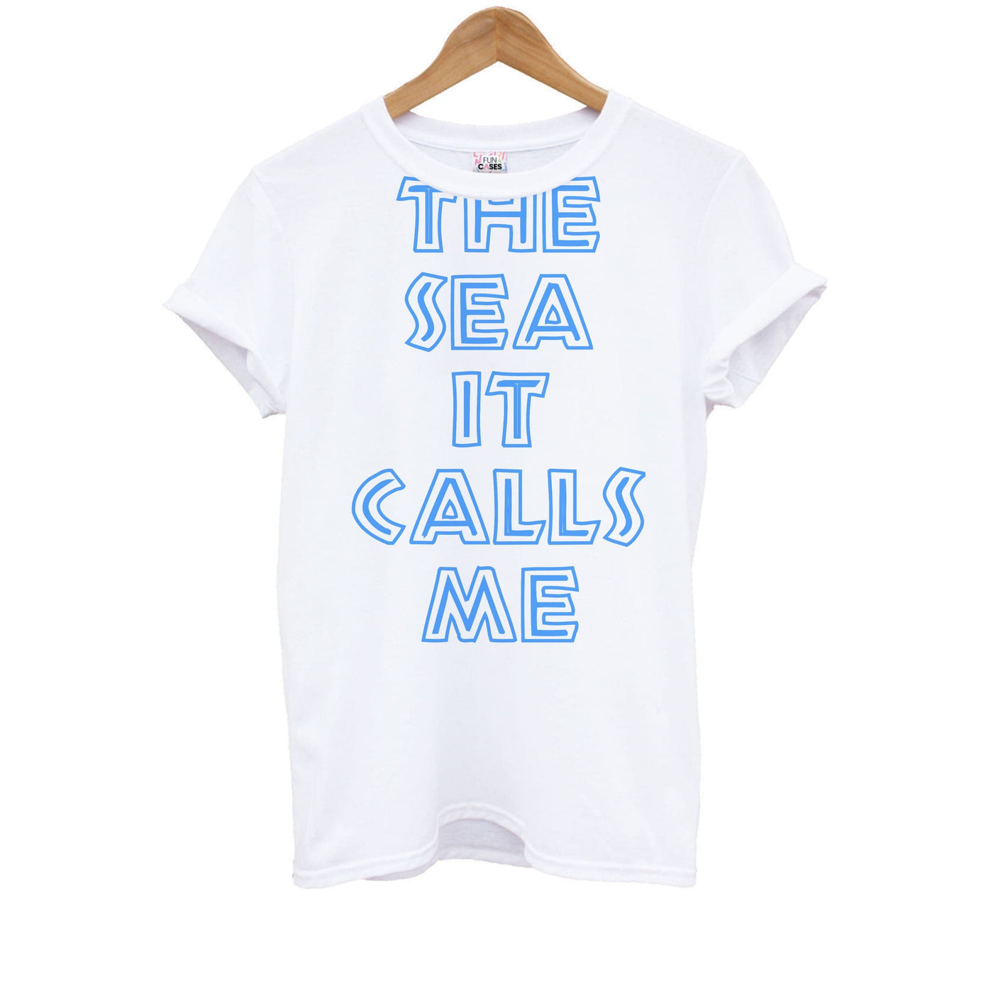 The Sea It Calls Me  Kids T-Shirt