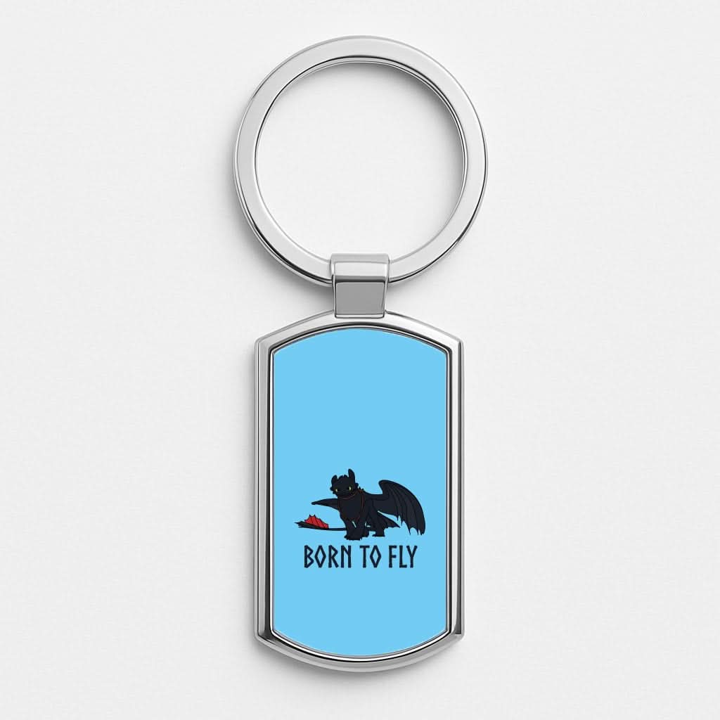 Dragon Born To Fly Luxury Keyring