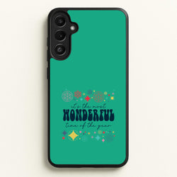 The Most Wonderful Time Of The Year Geometric Galaxy A34 Case