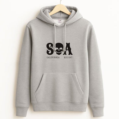 SOA California Unisex Grey Hoodie