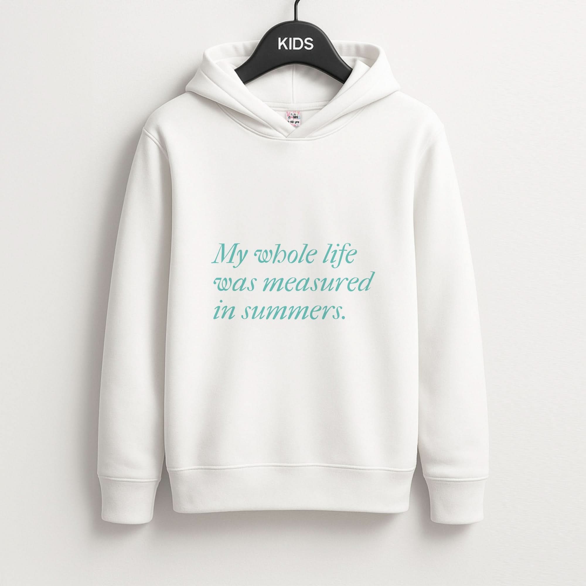 Measured In Summers Kids Hoodie