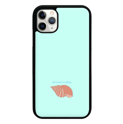 The Ocean Is Calling - Seashells Phone Case