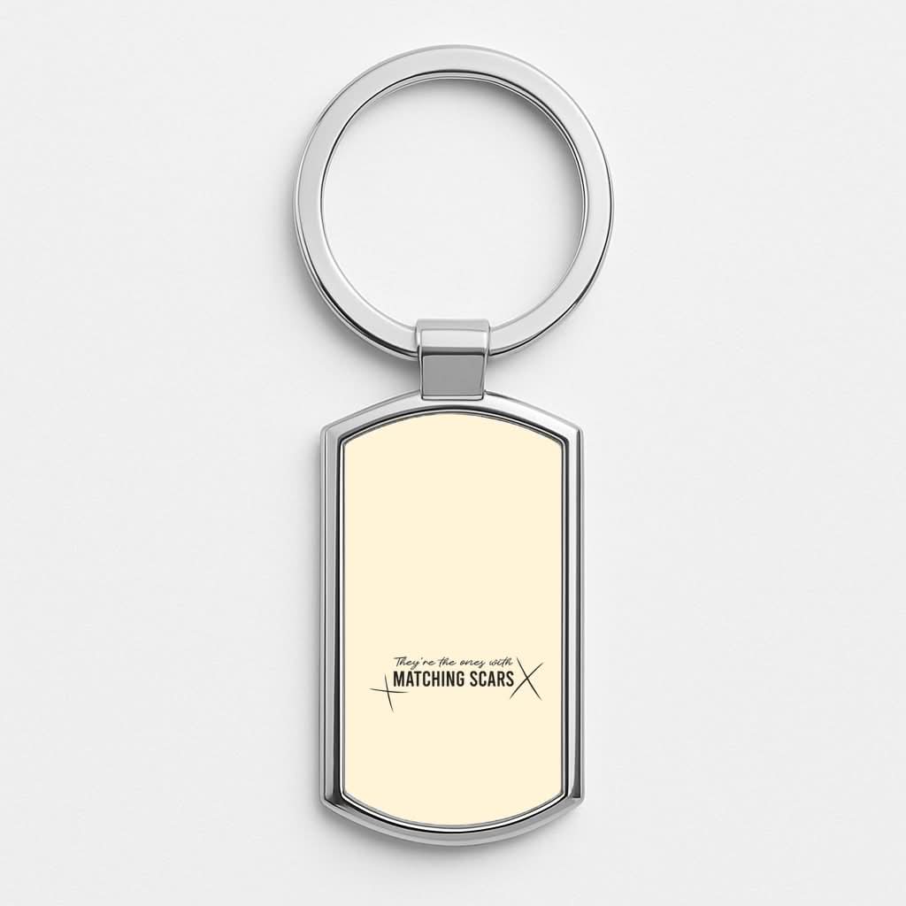 Matching Scars Luxury Keyring
