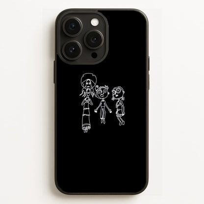 Cor Outline Phone Case for iPhone, Samsung Galaxy and Google Pixel