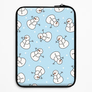 Cartoon Snowmen Pattern Laptop Sleeve 1
