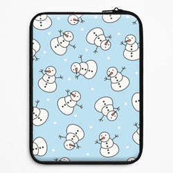 Cartoon Snowmen Pattern Universal Laptop Sleeve