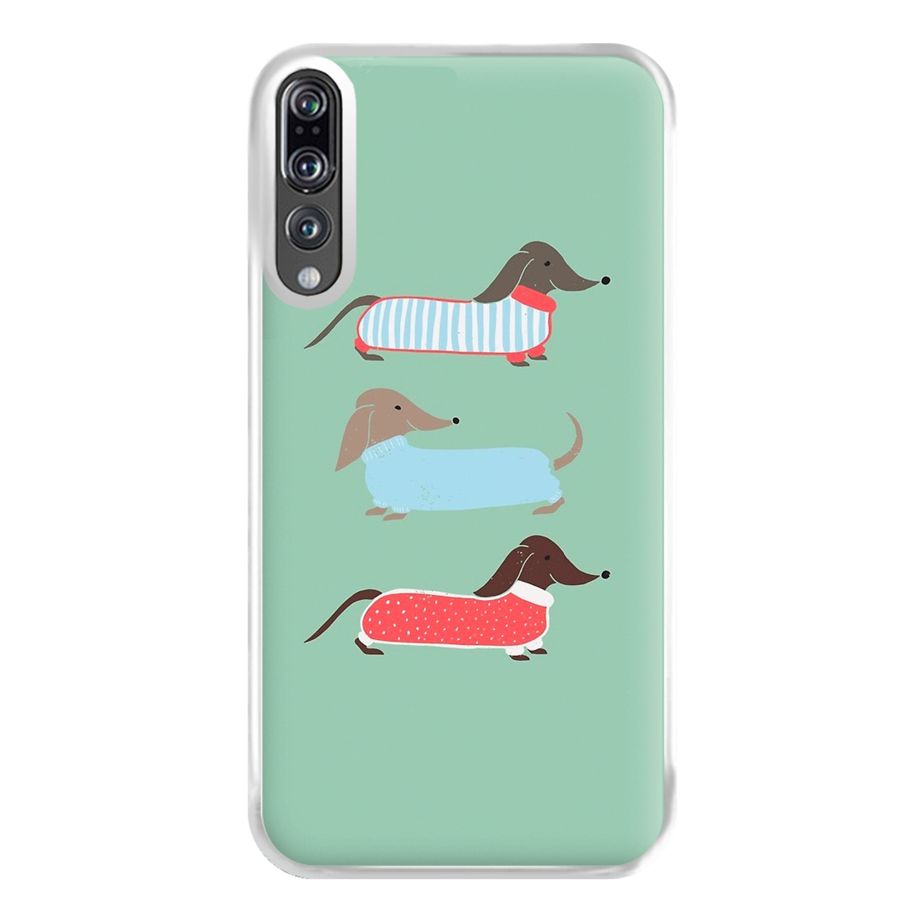 Sausage Dogs in Jumpers Phone Case