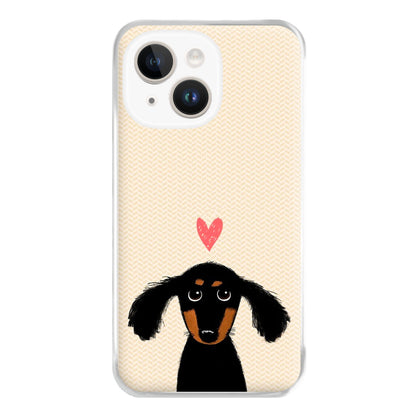 Dachshund Puppy Love Phone Case