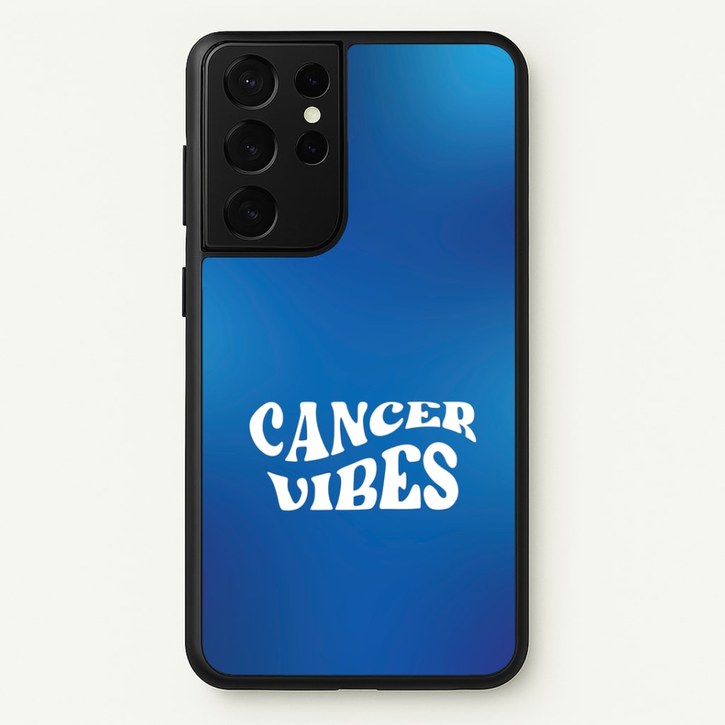 Cancer Vibes Gradient Zodiac Galaxy S21 Ultra Case