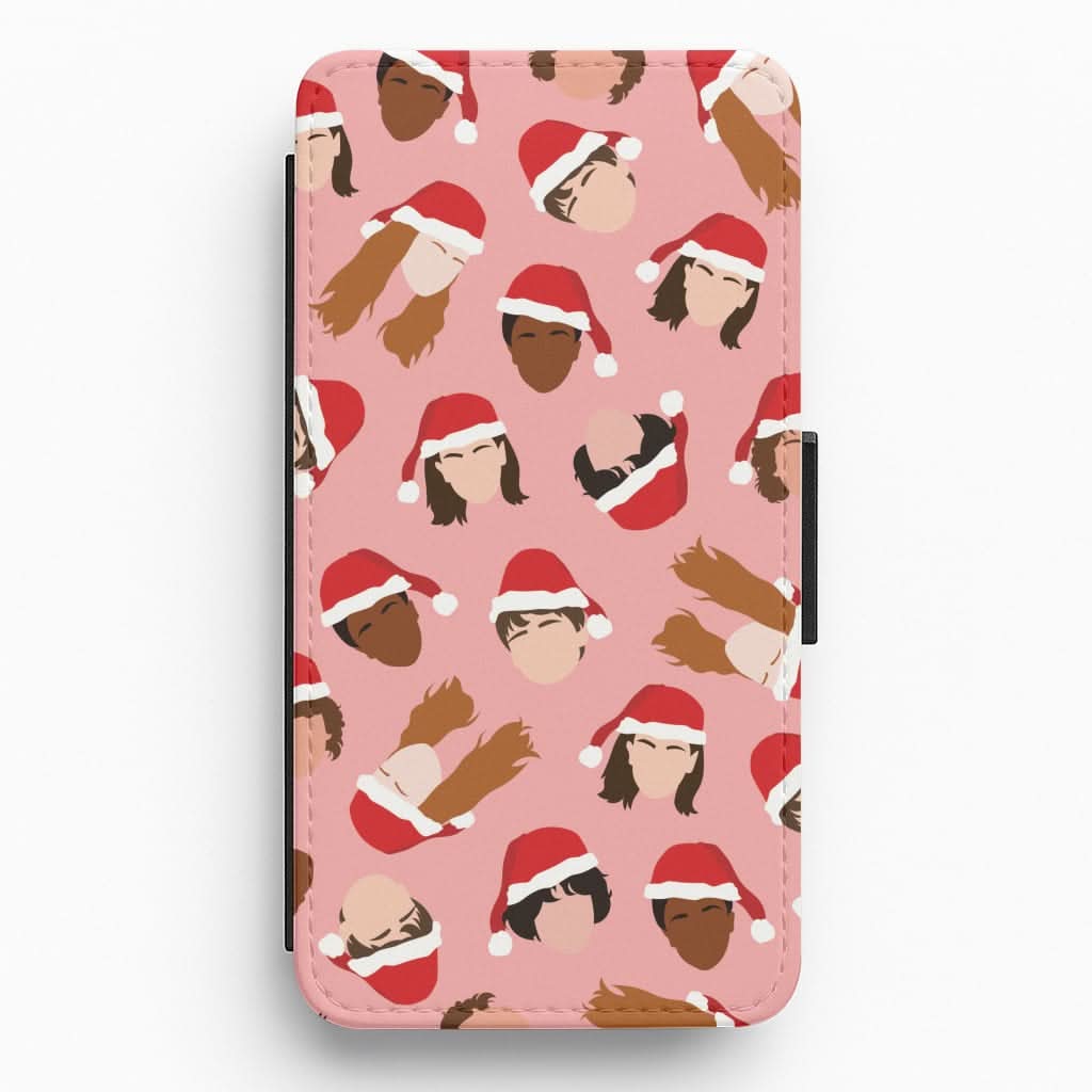 Christmas Stranger Crew Pattern Flip / Wallet Phone Case
