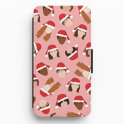 Christmas Stranger Crew Pattern Flip / Wallet Phone Case