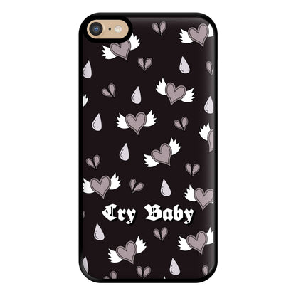 Cry Baby Monochrome Hearts Pattern iPhone 6 Plus / 7 Plus / 8 Plus Case