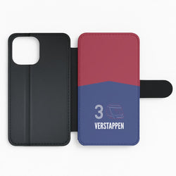 Verstappen Helmet 2026 Flip Phone Case