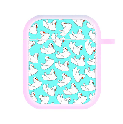 Swan Pattern - Summer AirPods Case