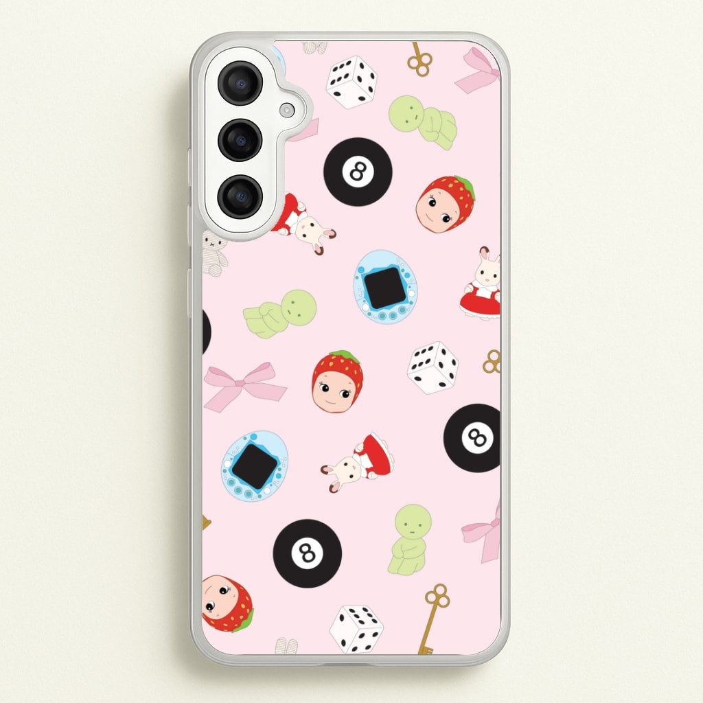 Trinkets Pattern Galaxy A34 Case