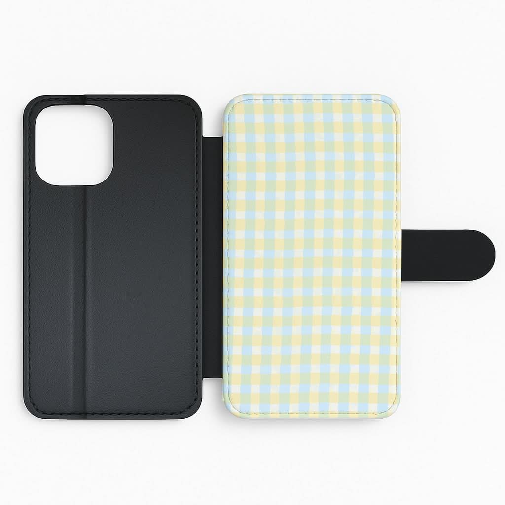 Lemonade Gingham Flip Phone Case