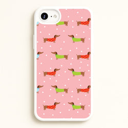 Christmas Jumpers Dachshund Pattern iPhone 6 / 7 / 8 / SE Case