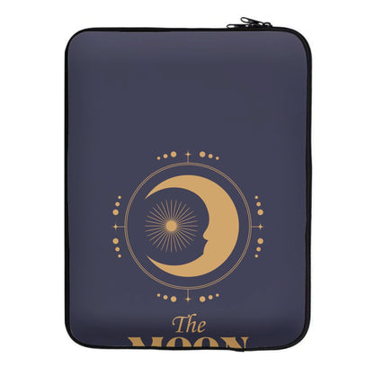 The Moon Dark Blue Laptop Sleeve