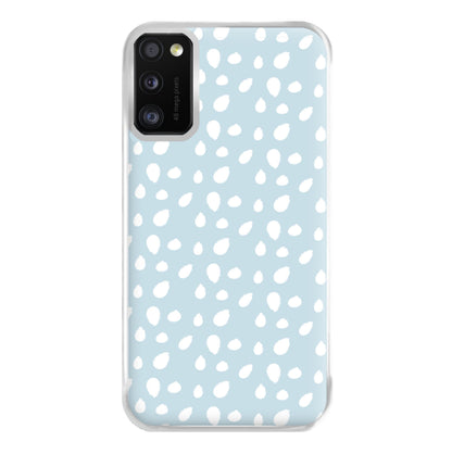 Pastel Blue Dots Phone Case