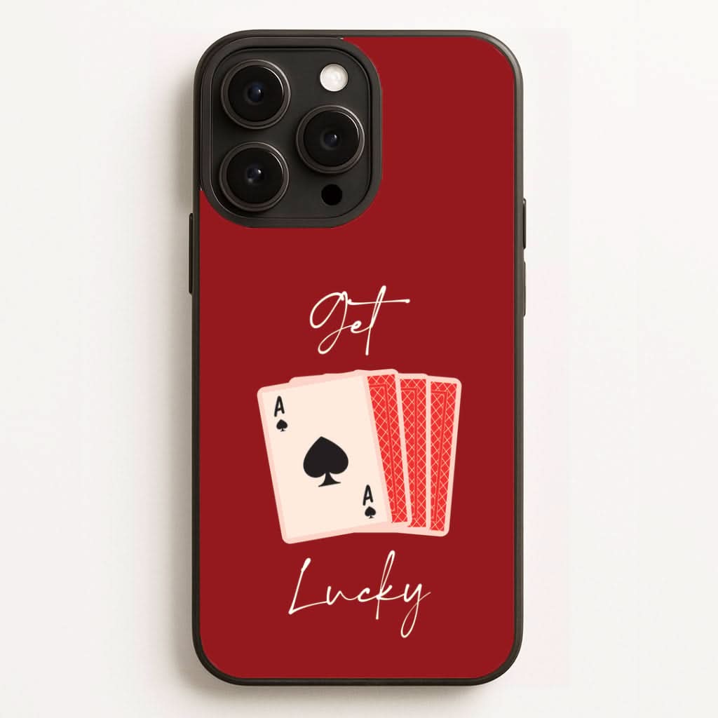 Get Lucky Set Of Cards Phone Case for Apple iPhone, Samsung Galaxy, Huawei and Google Pixel