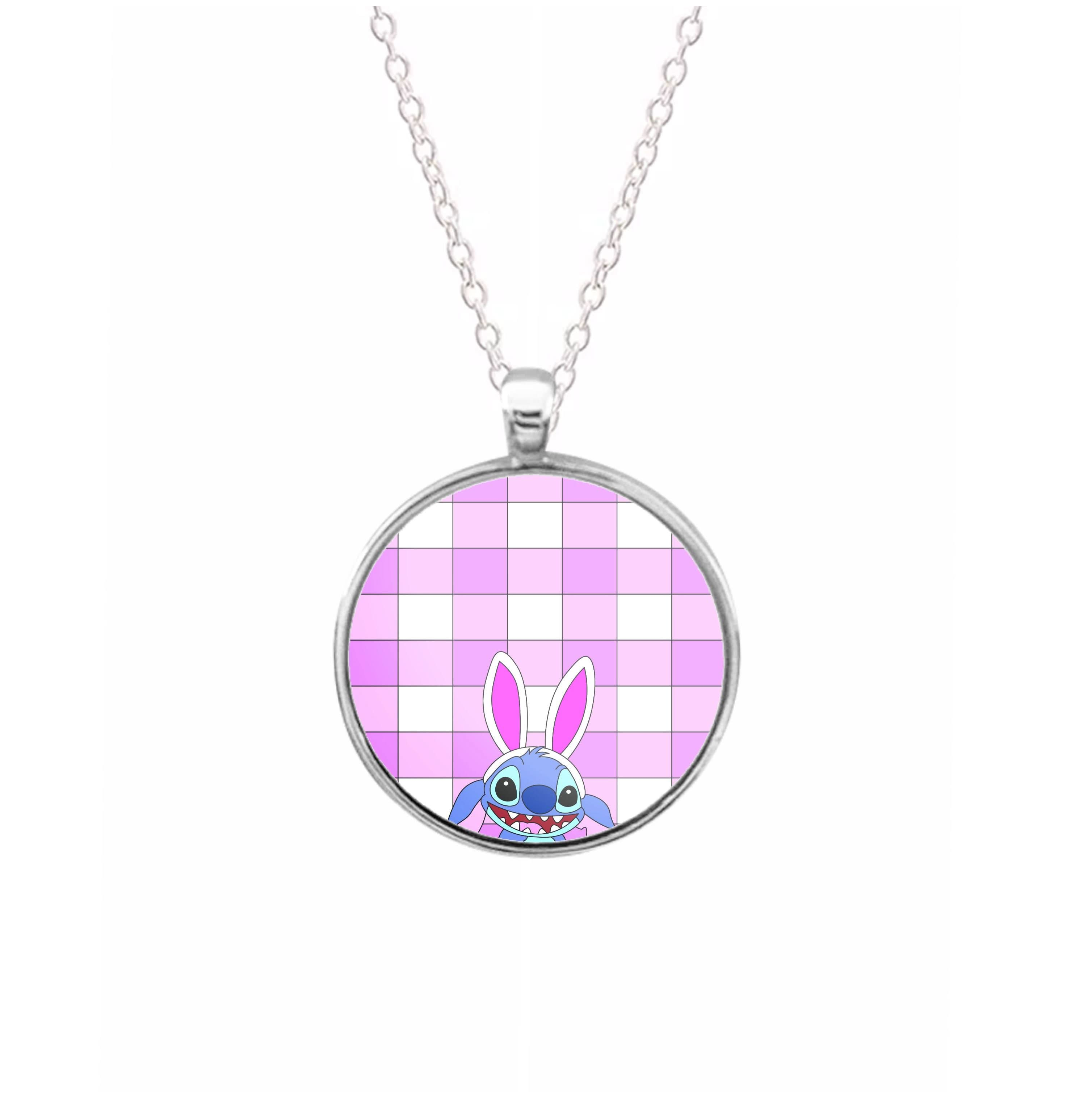 Easter Bunny Blue Alien Necklace