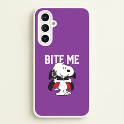 Bite Me Cartoon Beagle Galaxy A16 Case