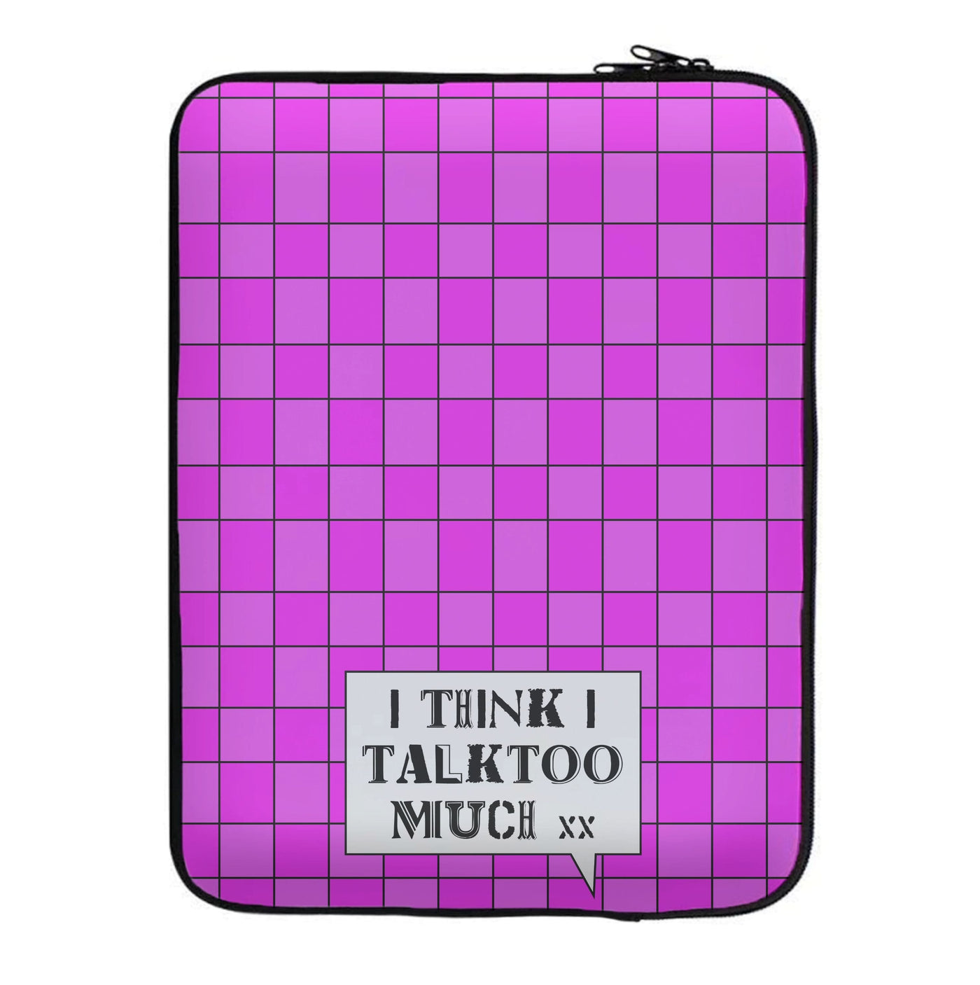 I Think I Talk Too Much - Festival Laptop Sleeve