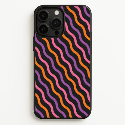 Wavy Abstract Halloween Pattern iPhone 13 Pro Max Case