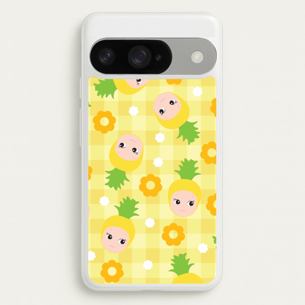 Pineapple Angel Pattern Google Pixel 10 / 10 Pro Case