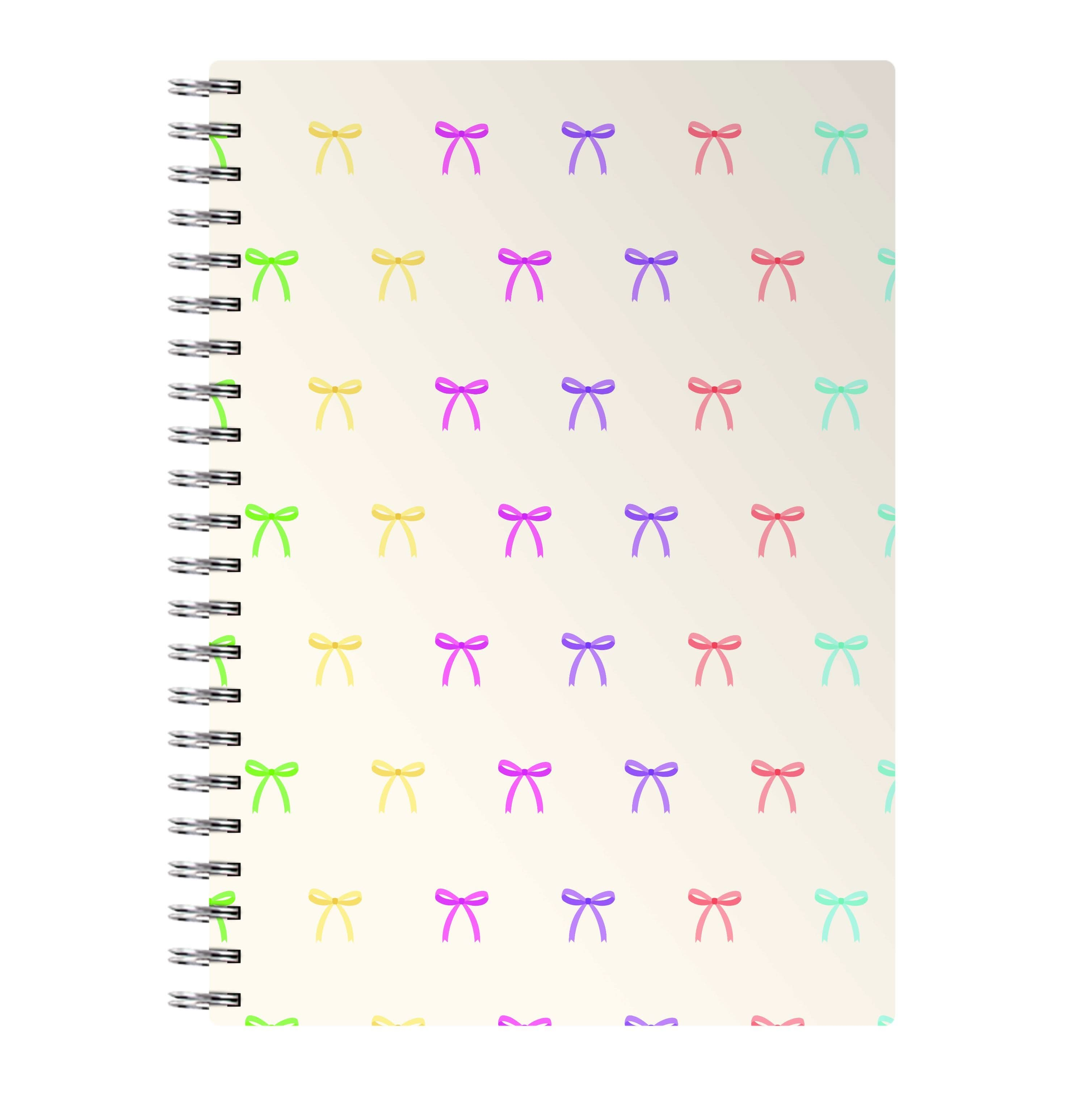 Pastel Ribbons Pattern Notebook