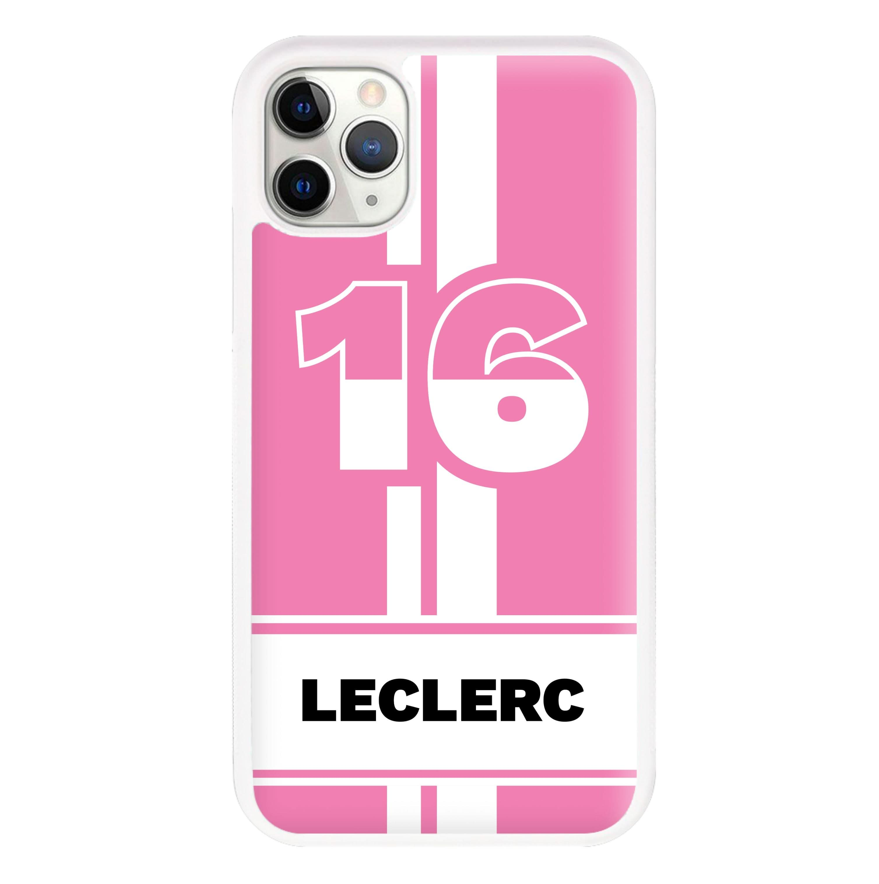 Pink Leclerc Phone Case