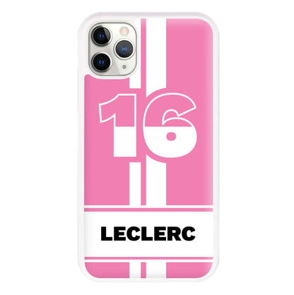 Pink Leclerc Phone Case