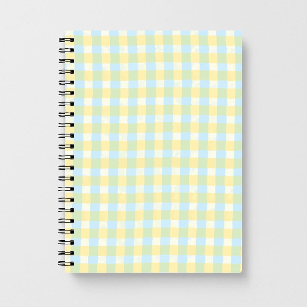 Lemonade Gingham Notebook