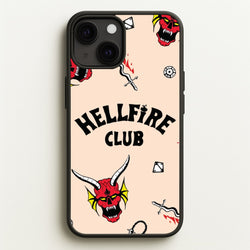 Hellfire Club Icons Collage Peach iPhone 13 Case