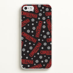Christmas Things Snowflake Pattern iPhone 5 / 5s / SE 2016 Case