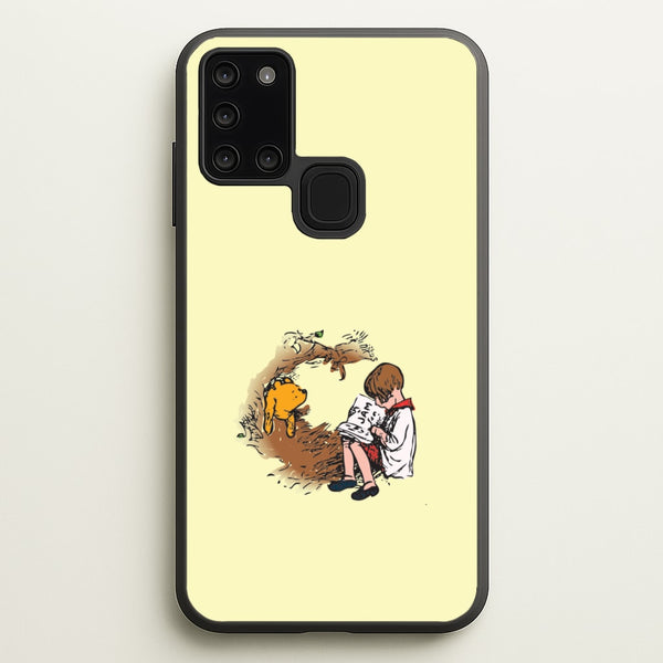 Winnie And Christopher In A Tree Galaxy A21s Case