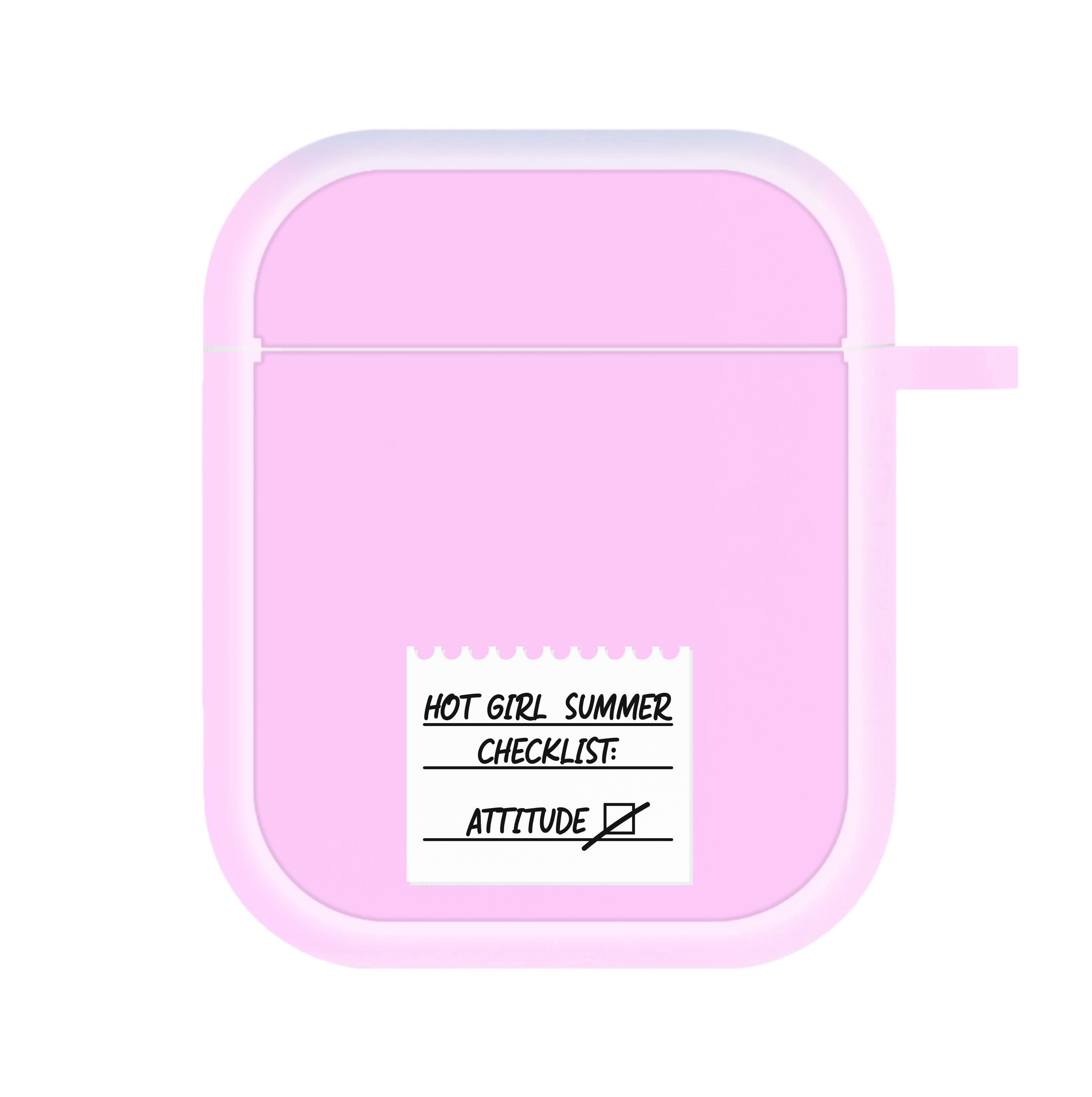 Hot Girl Summer Checklist - Summer AirPods Case