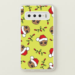 Christmas Tree Hero Pattern Galaxy S10 Case