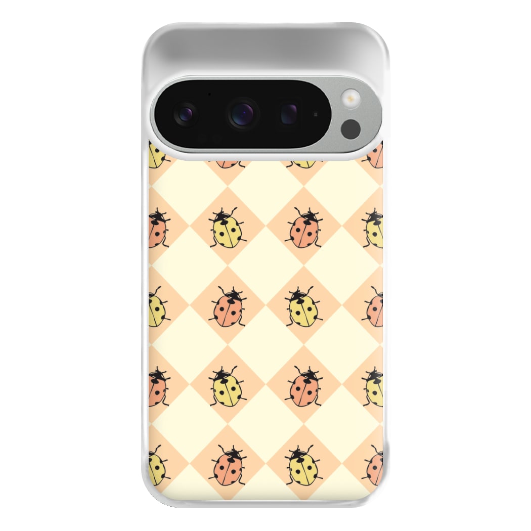 Argyle Ladybugs Pattern Google Pixel 9 Pro XL Case