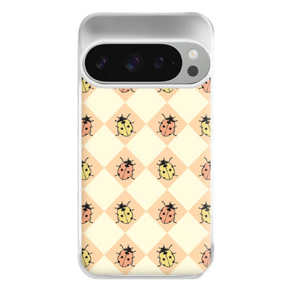Argyle Ladybugs Pattern Google Pixel 9 Pro XL Case