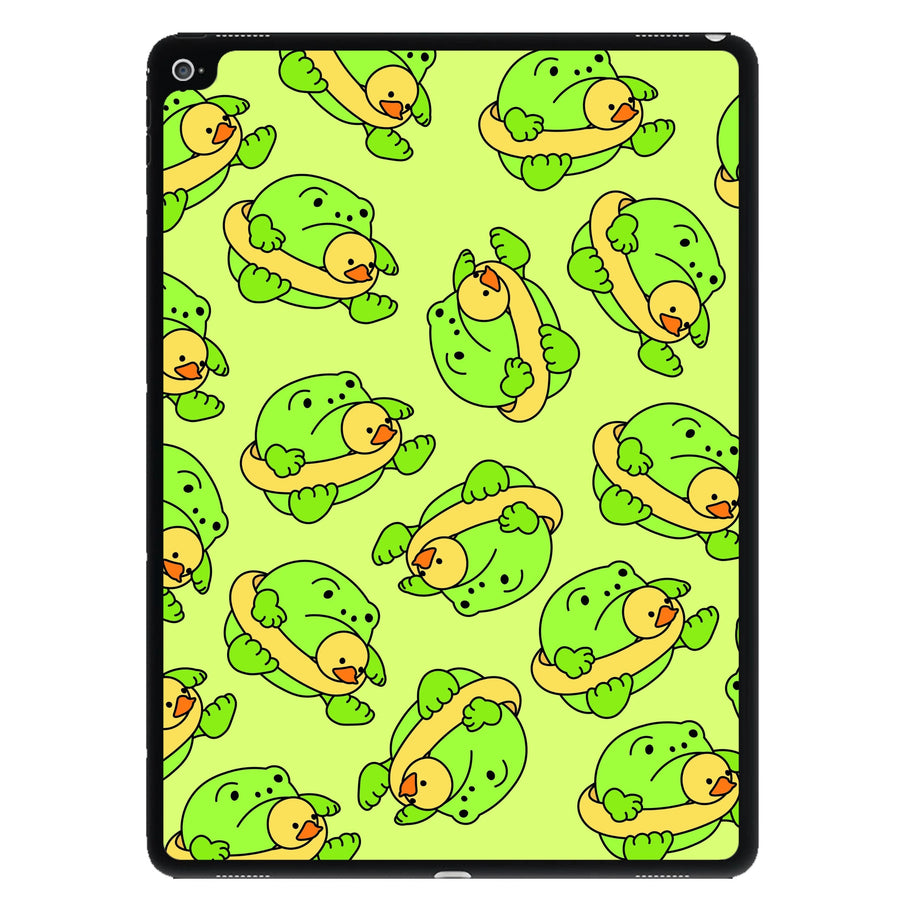 Frog Pattern - Plushy iPad Case