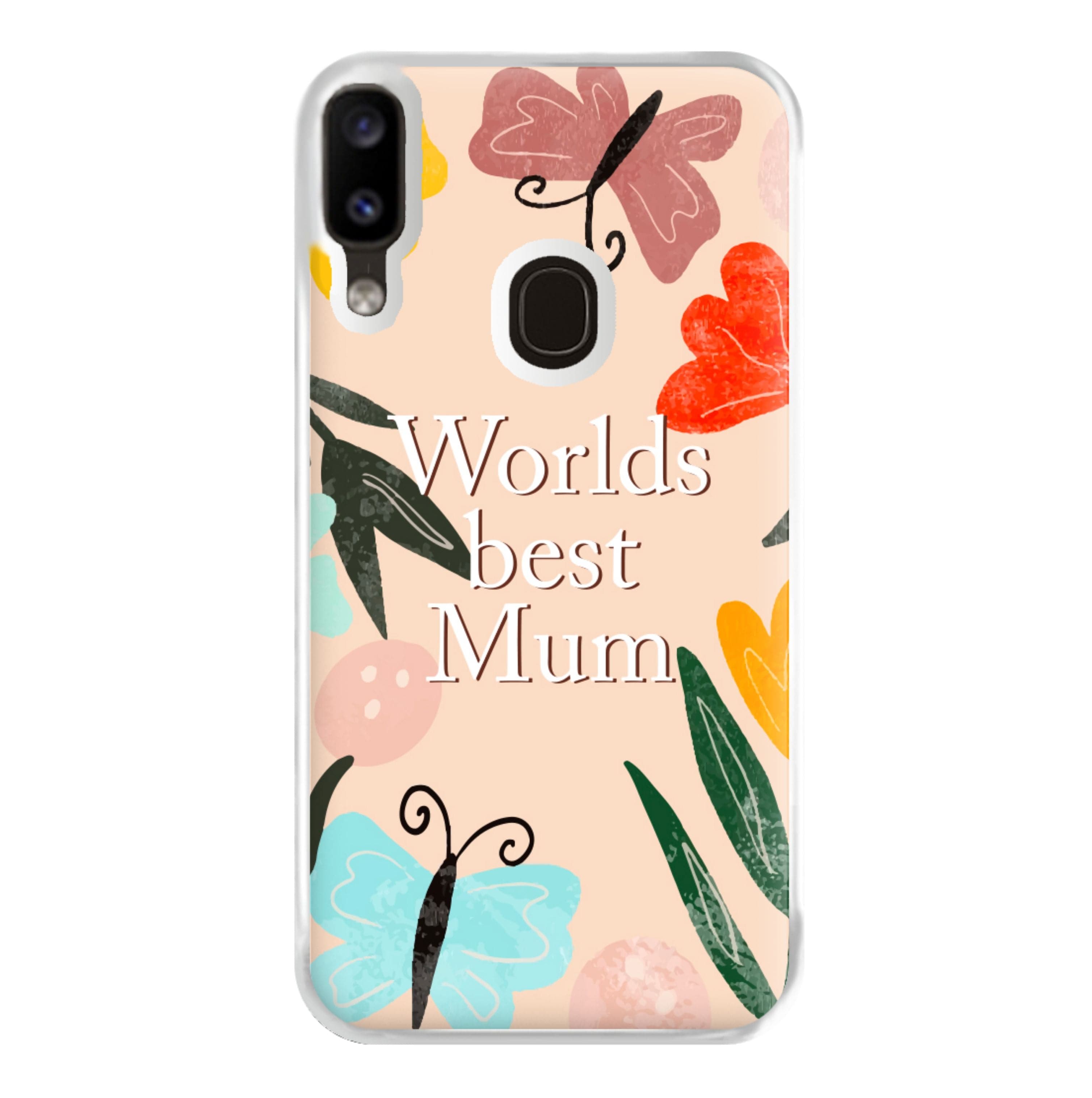 Worlds Best Mum - Floral Mother's Day Phone Case