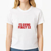 It's Giving Penalty  T-Shirt 3