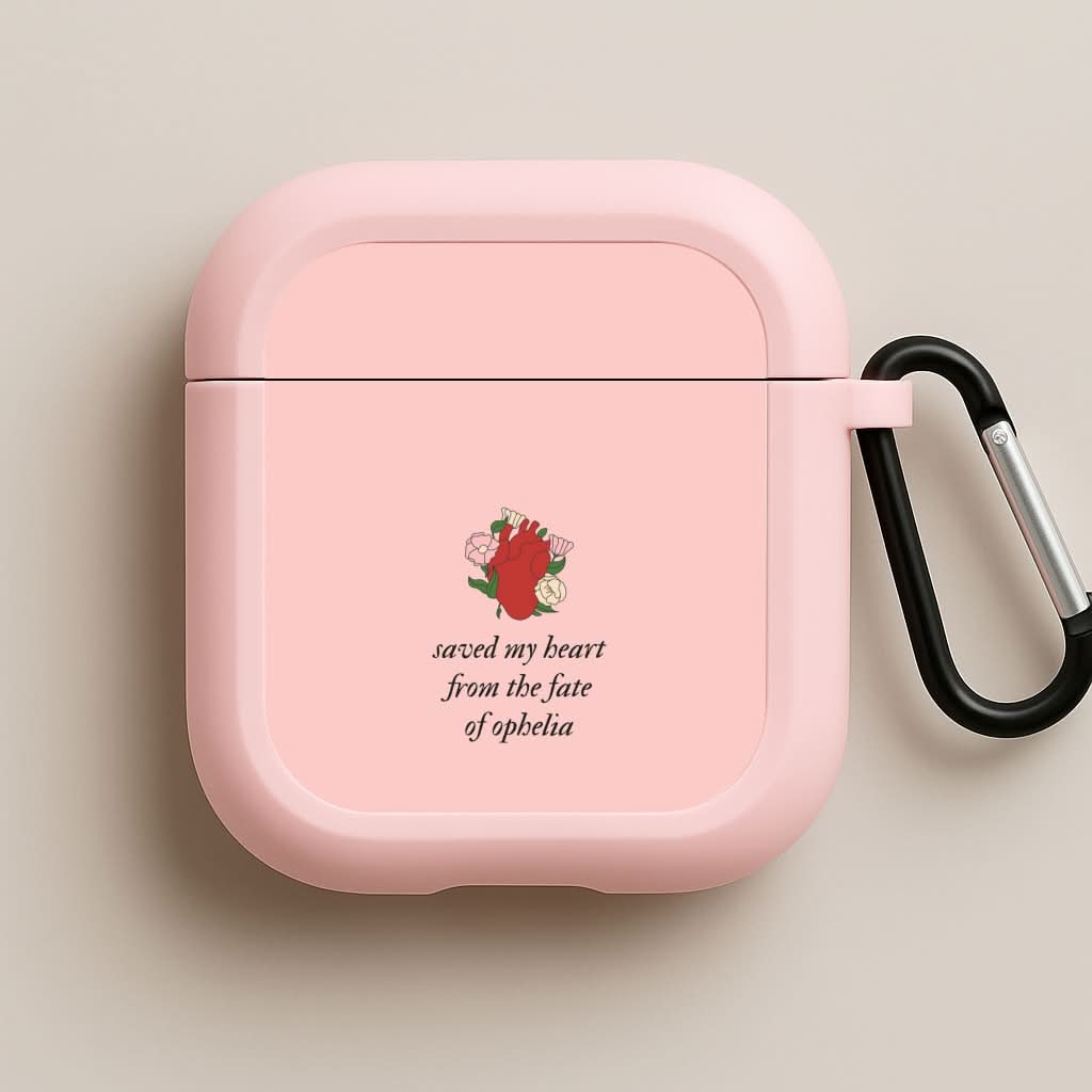 Saved My Heart Pink AirPods Case