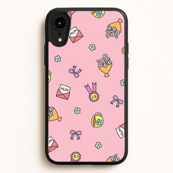 Mum Doodles Pattern iPhone XR Case