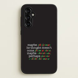 Green Creature Quote Galaxy A54 Case