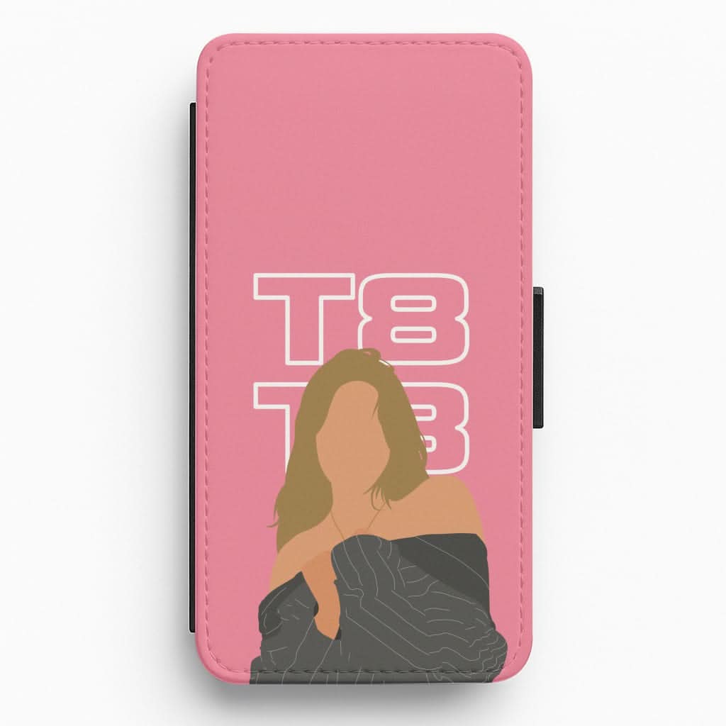T8 Pink  Flip / Wallet Phone Case