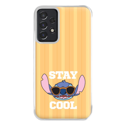 Stay Cool Blue Alien Galaxy A52 / A52s Case