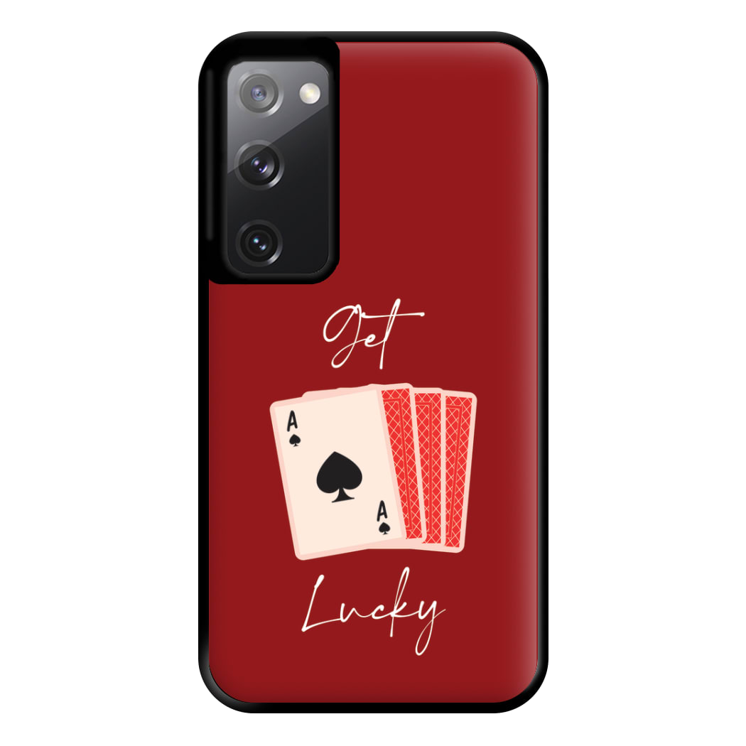 Get Lucky Set Of Cards Galaxy S20FE Case